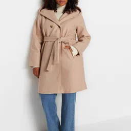 Trendyol Shawl Collar Overcoat image 4