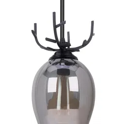 GAUVIK Grey Aluminium Ceiling Lamp image 3