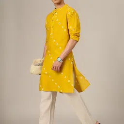 DENNISON Men Dyed Kurta-picture-20