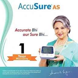 AccuSure Automatic AS series Blood pressure monitoring device with Advance Fetures AccuSure AS Series Blood Pressure Monitoring System Bp Monitor image 4