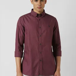Van Heusen Sport Button-Down Collar Slim Fit Pure Cotton Shirt-picture-10