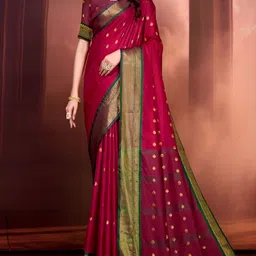PEENGAX Woven Design Zari Banarasi Saree-picture-11