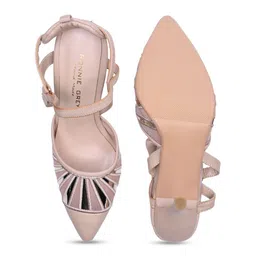 ronnie grey Ronnie women Embellished PU Stiletto Pumps heels image 5