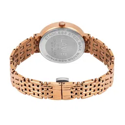 Lavie Women Brass Embellished Bracelet Style Straps Analogue Watch LV-705-RG image 4