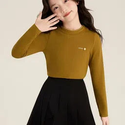 LULU & SKY Girls Round Neck Long Sleeves Regular Fit T-shirt image 5