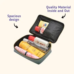 vorak ahimsa Women Green Cosmetic Bag image 2