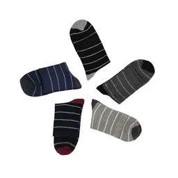 Fruvanta Pack Of 5 Striped Above Ankle Length Socks image 3