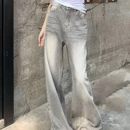 StyleCast x Revolte Women Mid-Rise Light Fade Wide Leg Jeans-image-26