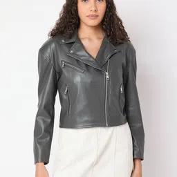 Vero Moda Women Lightweight Crop Biker Jacket-image-80