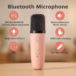 Innato Karaoke Mic with Bluetooth Speaker | Portable Wireless Mic 35 W Bluetooth Home Audio Speaker image 4