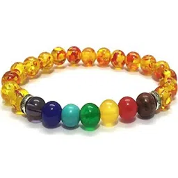 Divine souvenirs Unisex Artificial Beaded Elasticated Bracelet-picture-32