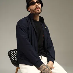 christy world Men Solid Casual Jacket image 2