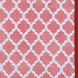 INDHOME LIFE White & Red Printed 200 TC Pure Cotton Rectangle Table Covers image 3