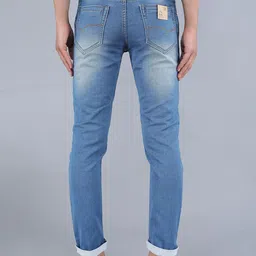TQS Men Slim Fit Heavy Fade Stretchable Jeans image 4