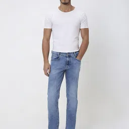 Mufti Men Skinny Fit Heavy Fade Stretchable Jeans image 4