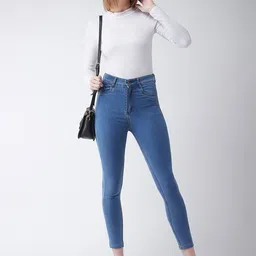 Miss Chase Women Skinny Fit High-Rise Stretchable Cotton Jeans-image-69