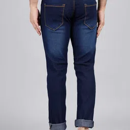 STUDIO NEXX Men Slim Fit Mid-Rise Clean Look Light Fade Stretchable Jeans image 4