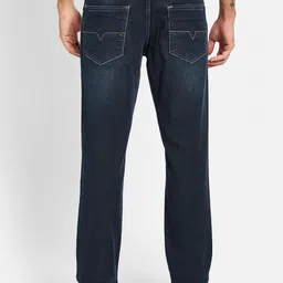 Octave Men Clean Look Mid-Rise Light Fade Cotton Jeans image 5