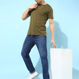 Kook N Keech Men Blue Jean Slim Fit Clean Look Light Fade Stretchable Jeans-image-92