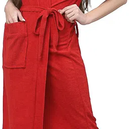 poorak Red Free Size Bath Robe-picture-10
