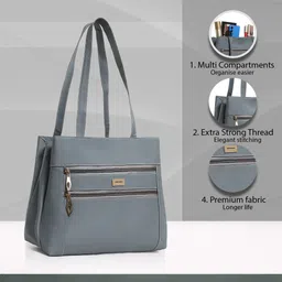 zovim Women Grey Messenger Bag image 3