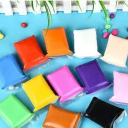 crafty villa Craft kit Non-Toxic Modelling Magic Fluffy Foam Bouncing Clay Putty Kit Kids image 2