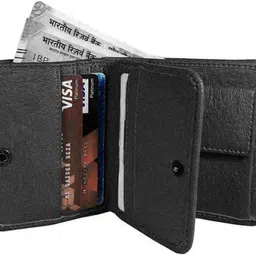 true style Men Casual Black Artificial Leather Wallet - Mini image 2