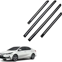 techmoz TOYOTA COROLLA ALTIS DOOR SIDE BEADING CHROME LINE SET OF 4 Car Beading Roll For Door-picture-13