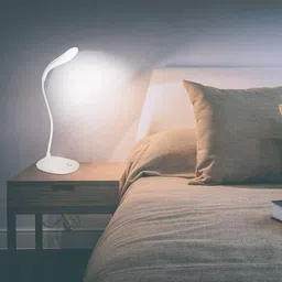 make your style Study Table Lamp with Rechargeable LED Touch On Off Switch Reading Dimmer Light Study Lamp image 2