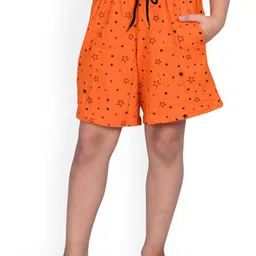 BAESD Girls Floral Printed High-Rise Shorts-image-51