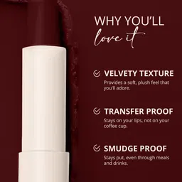 Carlton London Glitterati Matte Lipstick with Vitamin E - Pumpkin Spice VS03 image 4