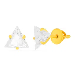 WHP JEWELLERS Golden Prism 22 KT Earring For Women.-picture-45