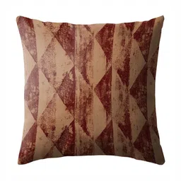 Aura Maroon 2 Pieces Abstract Printed Square Cushion Covers image 3