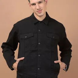 Cantabil Men Denim Jacket with Embroidered-picture-14