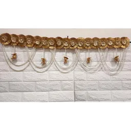 Nutts White Gota Chakri Bandhanwar Festive Decor-picture-35