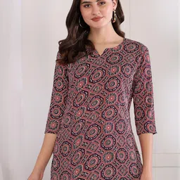 Moda Rapido Women Polyester Straight Kurtis-picture-27