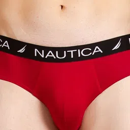 Nautica Pack Of 2 Knitted Basic BriefsN_BLBF01-FNIT/RRED image 5