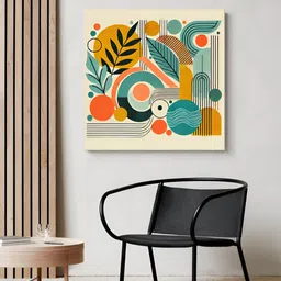 999Store Off White & Blue Wood Wall Painting-picture-21