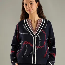 Tommy Hilfiger Women Printed Cardigan-image-61
