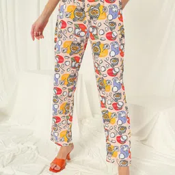 BAESD Women Mid-Rise Regular Fit Original Slip-On Peg Trousers-picture-35