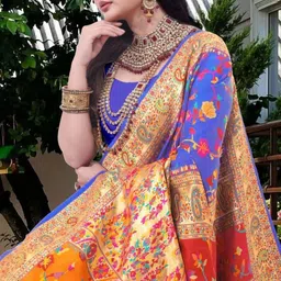 AKSH FASHION Multi Pure Cotton Sarees-image-79