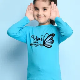 NUSYL Girls Printed T-shirt-picture-35
