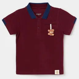 Juniors by Lifestyle Boys Polo Collar Applique T-shirt-picture-53