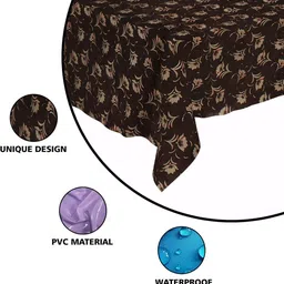 Wings Star Brown Plastic Table Covers-picture-28