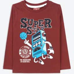 ariel Boys Pack Of 3 Typography Printed Round Neck Cotton T-shirt-picture-55