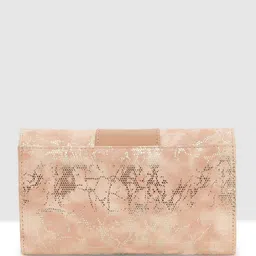 ESBEDA Women Abstract Textured Two Fold Wallet With Zip Coin Pocket image 2