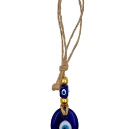 LINENSUTRA Blue & Beige Glass Evil Eye Wall Hangings-picture-30