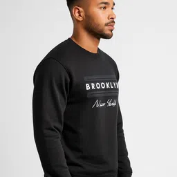 WILD ELEPHANT Men Printed Pullover Sweatshirt image 2