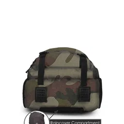 WROGN Unisex Colourblocked Backpack with USB Charging Port image 5