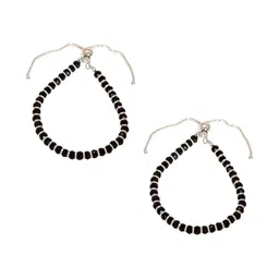 Sahiba Gems Silver-Plated Silver Artificial Stones Bracelet-picture-12